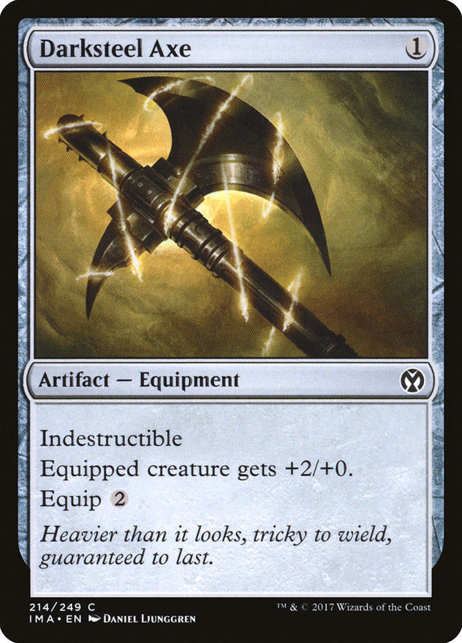 Machado de Aço Negro / Darksteel Axe - Magic: The Gathering - MoxLand