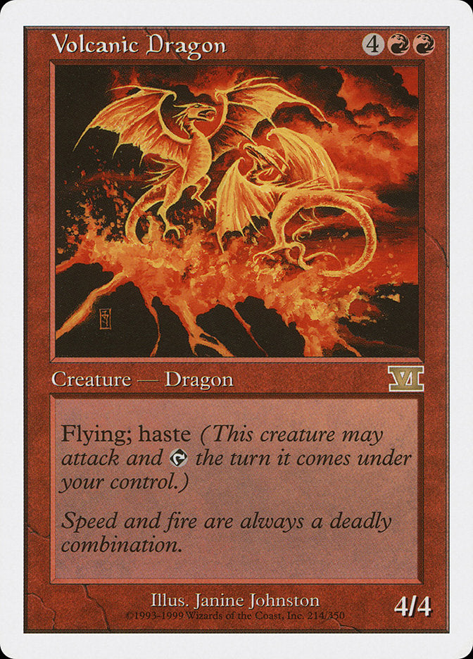 Dragão Vulcânico / Volcanic Dragon - Magic: The Gathering - MoxLand
