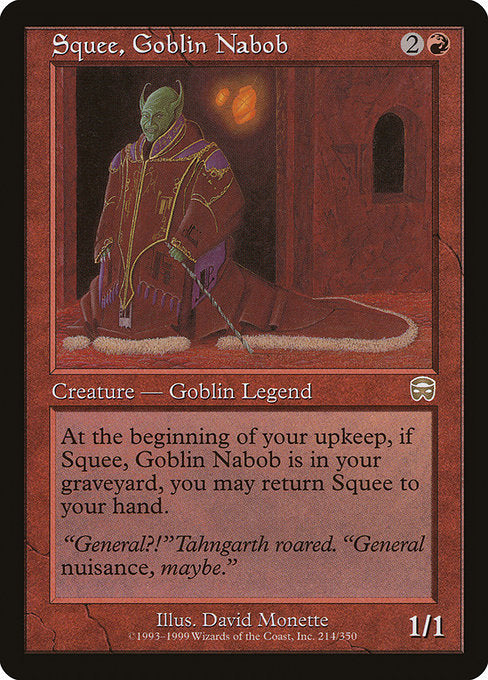 Squee, Nabobo Goblin / Squee, Goblin Nabob - Magic: The Gathering - MoxLand