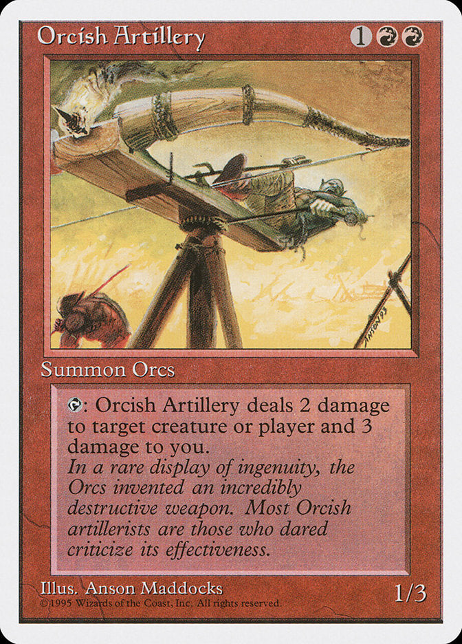 Artilharia Órquica / Orcish Artillery - Magic: The Gathering - MoxLand