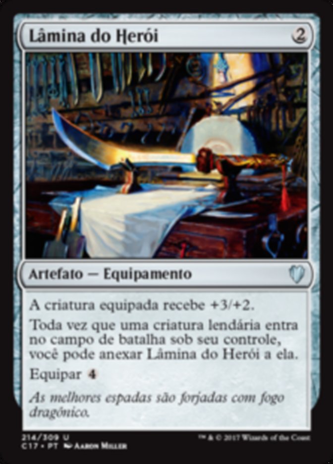 Lâmina do Herói / Hero's Blade - Magic: The Gathering - MoxLand