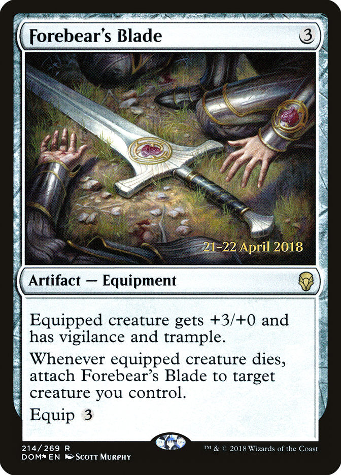 Lâmina dos Antepassados / Forebear's Blade - Magic: The Gathering - MoxLand