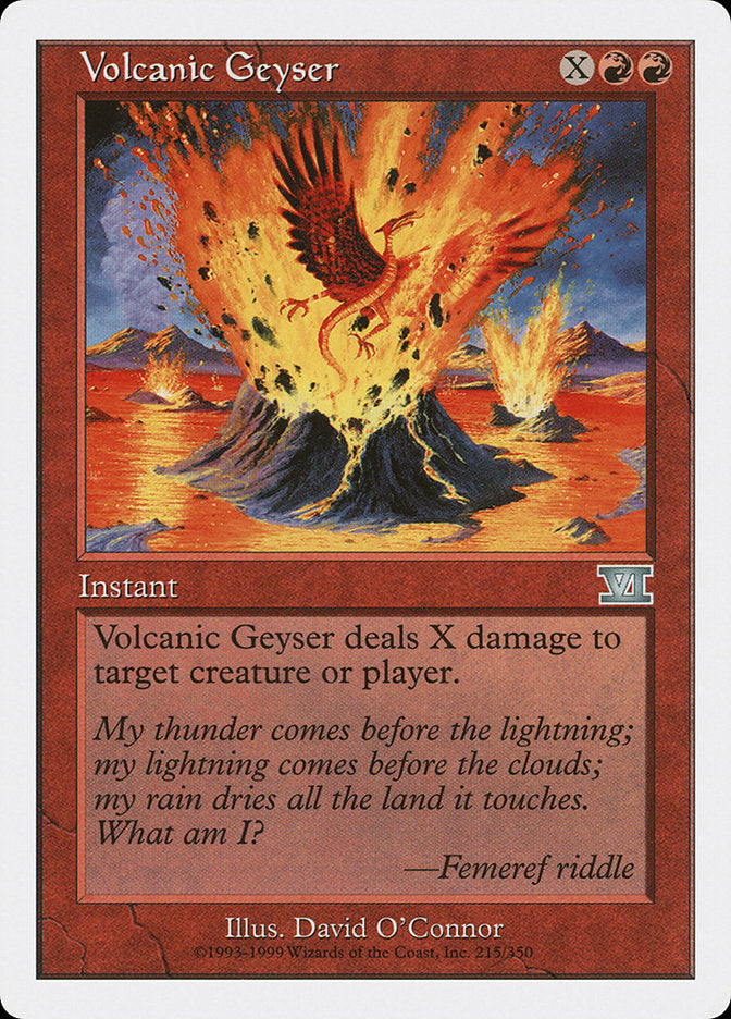 Gêiser Vulcânico / Volcanic Geyser - Magic: The Gathering - MoxLand