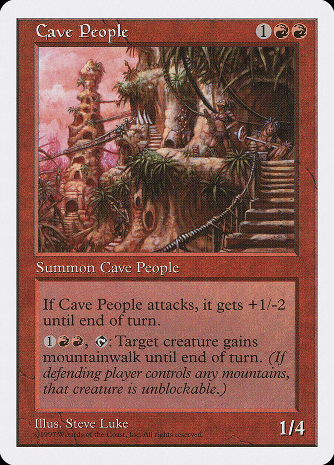 Povo da Caverna / Cave People - Magic: The Gathering - MoxLand