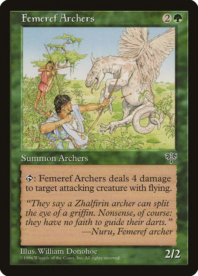 Arqueiros de Femeref / Femeref Archers - Magic: The Gathering - MoxLand