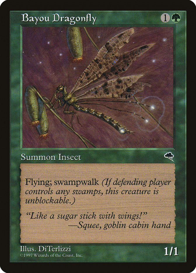 Libélula do Pantanal / Bayou Dragonfly - Magic: The Gathering - MoxLand