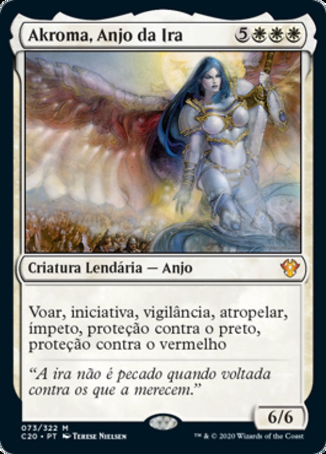 Akroma, Anjo da Ira / Akroma, Angel of Wrath - Magic: The Gathering - MoxLand