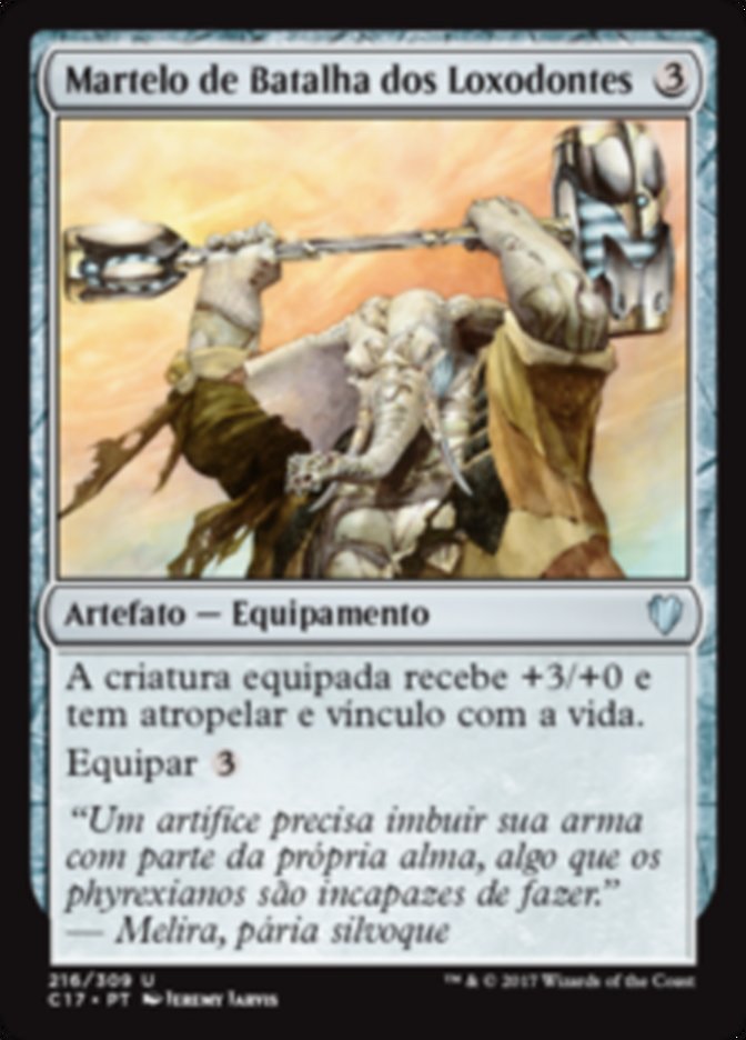 Martelo de Batalha dos Loxodontes / Loxodon Warhammer - Magic: The Gathering - MoxLand