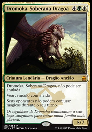 Dromoka. Soberana Dragoa / Dragonlord Dromoka - Magic: The Gathering - MoxLand