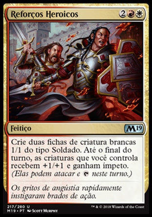 Reforços Heroicos / Heroic Reinforcements - Magic: The Gathering - MoxLand