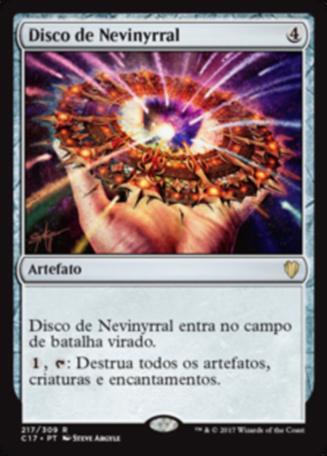 Disco de Nevinyrral / Nevinyrral's Disk - Magic: The Gathering - MoxLand