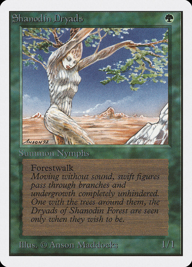 Dríades Shanodin / Shanodin Dryads - Magic: The Gathering - MoxLand