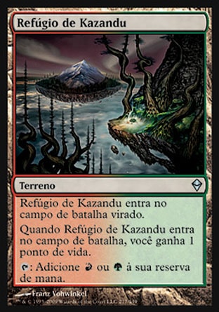 Refúgio de Kazandu / Kazandu Refuge - Magic: The Gathering - MoxLand