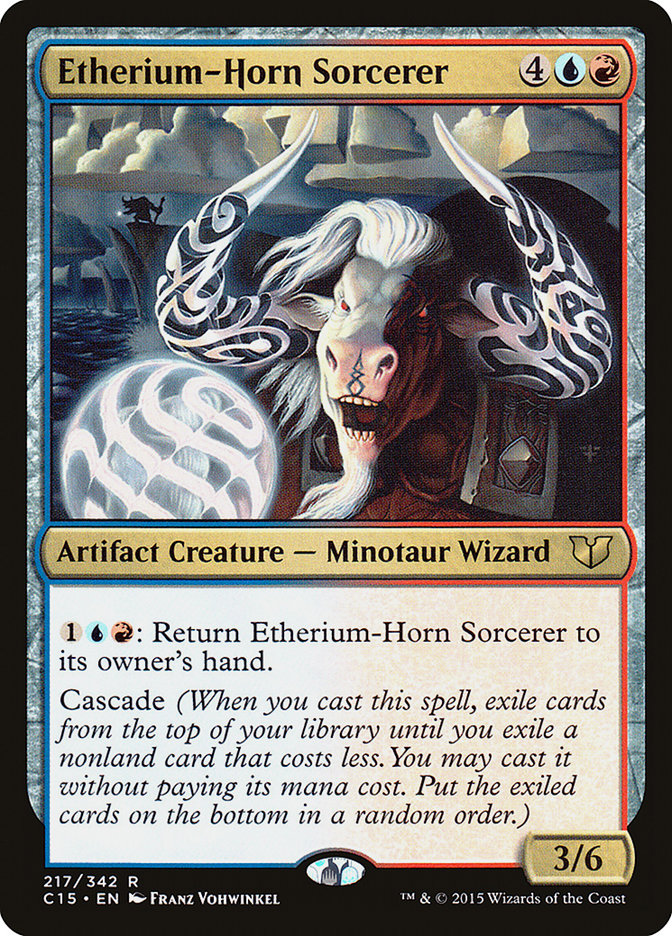 Feiticeiro dos Chifres de Etherium / Etherium-Horn Sorcerer - Magic: The Gathering - MoxLand