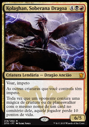 Kolaghan, Soberana Dragoa / Dragonlord Kolaghan - Magic: The Gathering - MoxLand