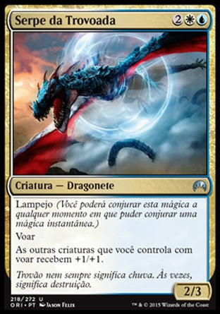 Serpe da Trovoada / Thunderclap Wyvern - Magic: The Gathering - MoxLand