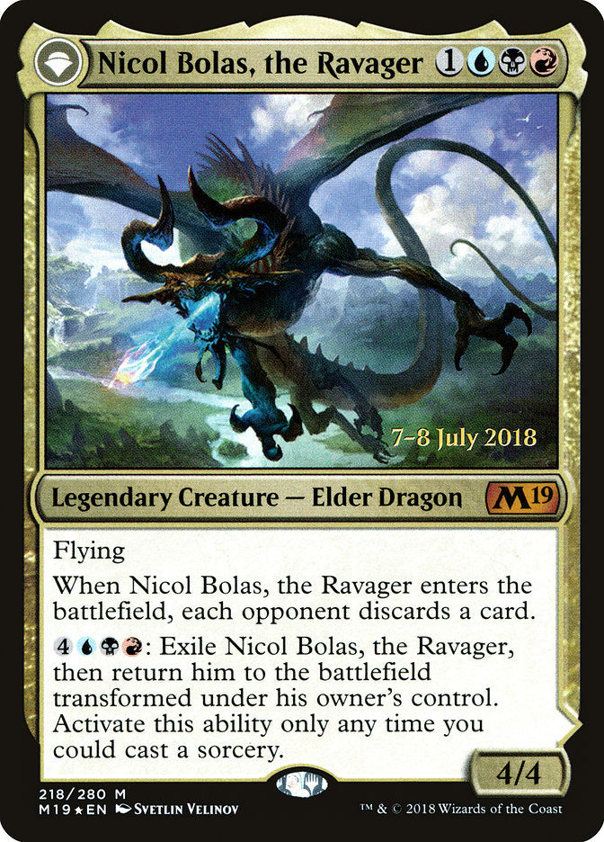 Nicol Bolas, o Devastador / Nicol Bolas, the Ravager - Magic: The Gathering - MoxLand