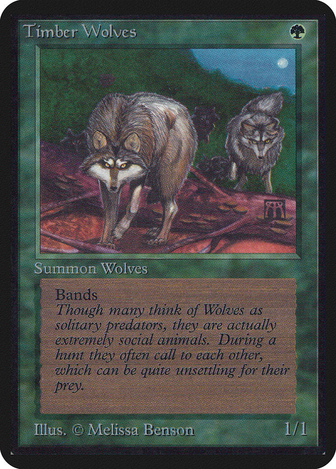 Lobos da Floresta / Timber Wolves - Magic: The Gathering - MoxLand