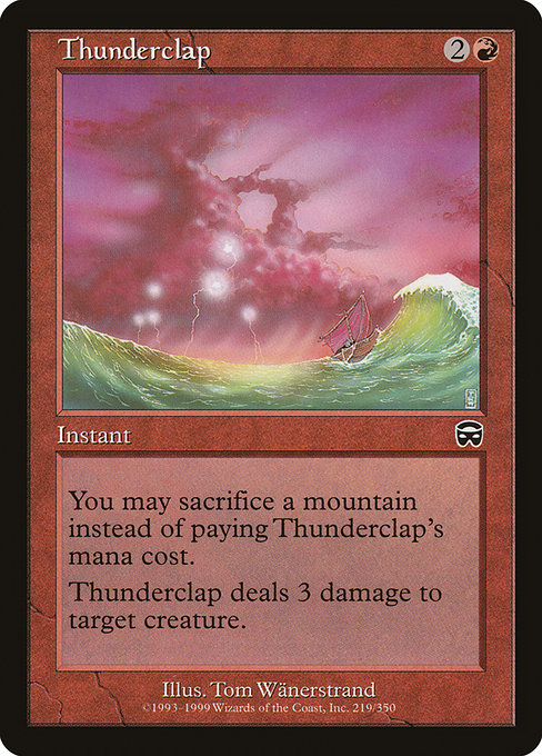 Rugido do Trovão / Thunderclap - Magic: The Gathering - MoxLand