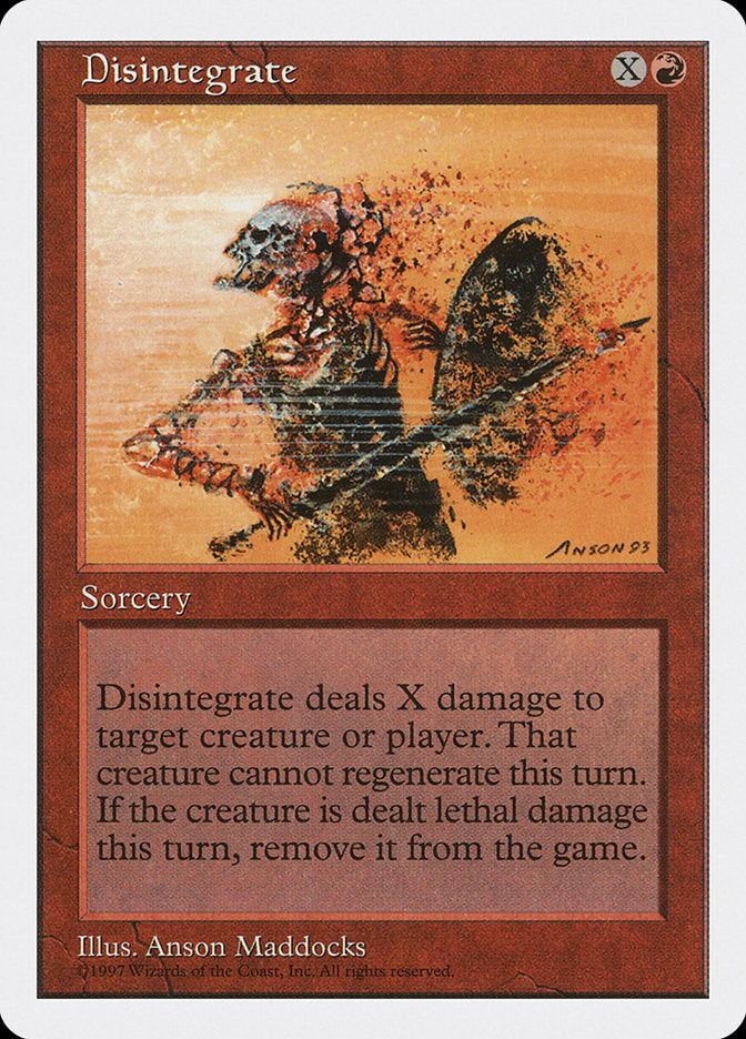 Desintegrar / Disintegrate - Magic: The Gathering - MoxLand