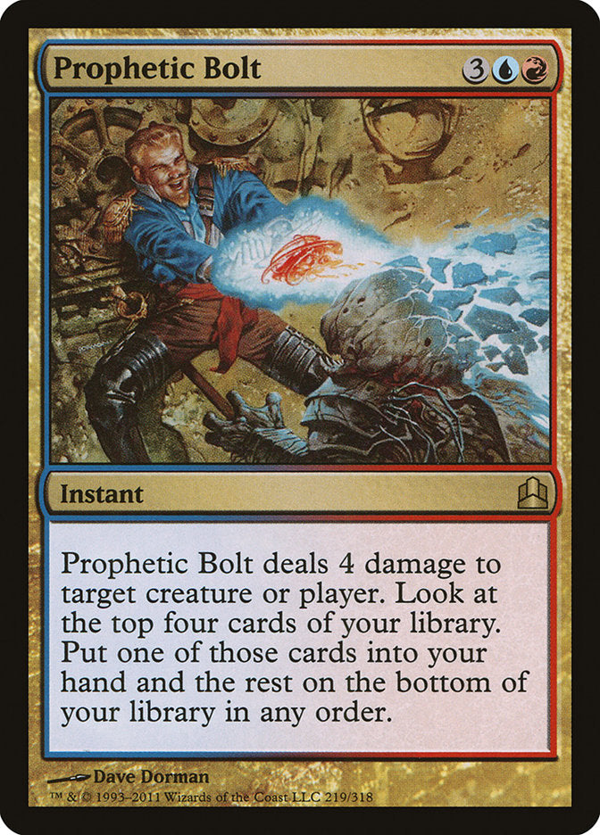 Raio Profético / Prophetic Bolt - Magic: The Gathering - MoxLand