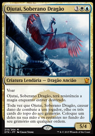 Ojutai. Soberano Dragão / Dragonlord Ojutai - Magic: The Gathering - MoxLand