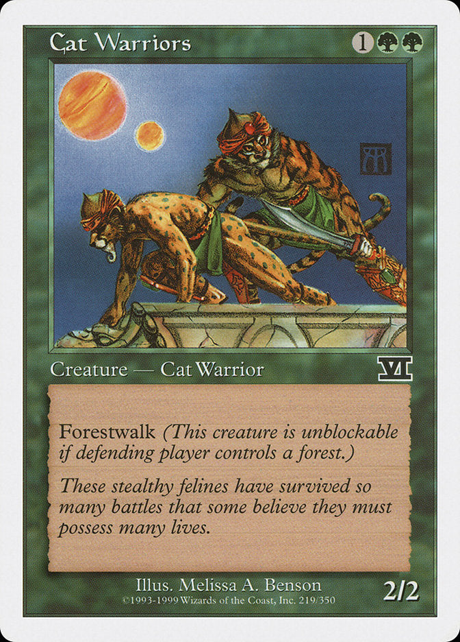 Guerreiros Felinos / Cat Warriors - Magic: The Gathering - MoxLand