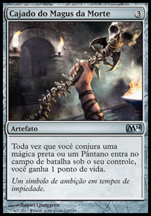 Cajado do Magus da Morte / Staff of the Death Magus - Magic: The Gathering - MoxLand