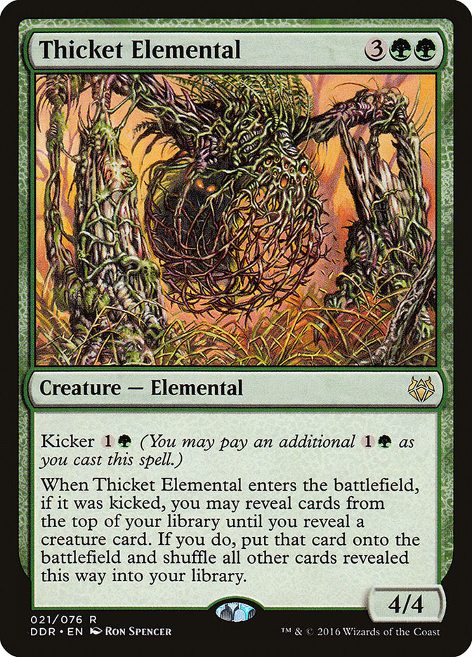 Elemental dos Bosques / Thicket Elemental - Magic: The Gathering - MoxLand