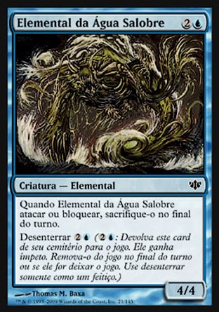 Elemental da Água Salobre / Brackwater Elemental - Magic: The Gathering - MoxLand