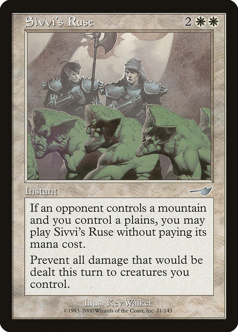 Estratagema de Sivvi / Sivvi's Ruse - Magic: The Gathering - MoxLand