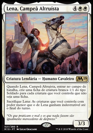 Lena, Campeã Altruísta / Lena, Selfless Champion - Magic: The Gathering - MoxLand