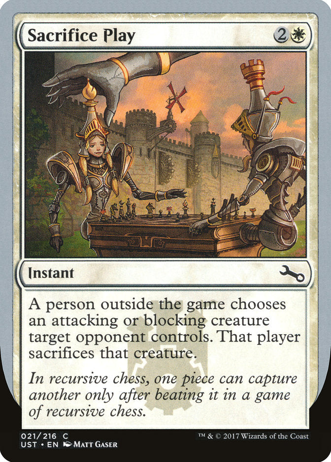 Sacrifice Play - Magic: The Gathering - MoxLand