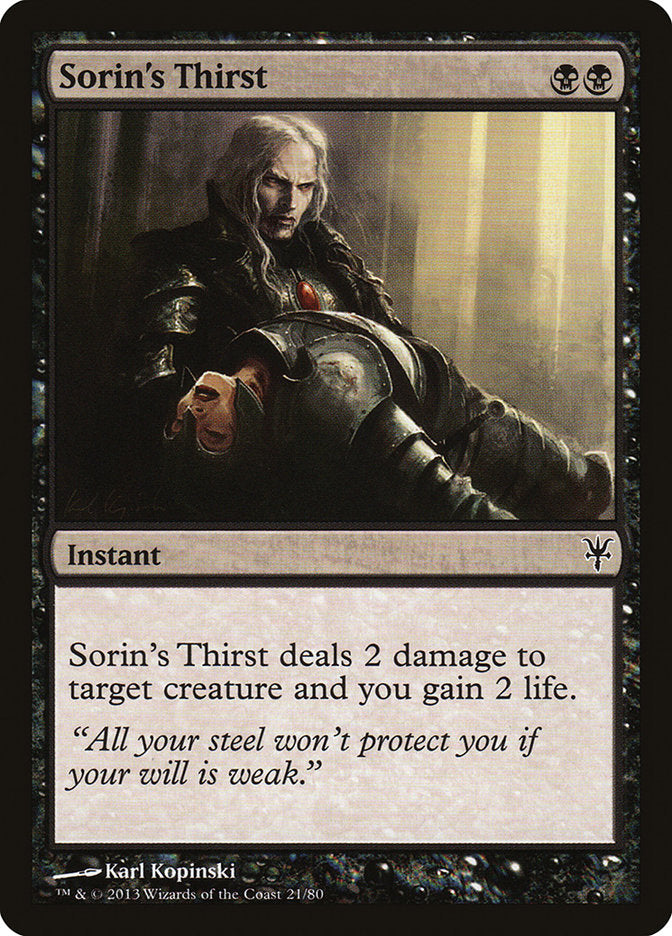 Sede de Sorin / Sorin's Thirst - Magic: The Gathering - MoxLand