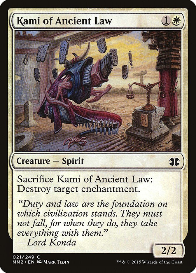 Kami da Lei Antiga / Kami of Ancient Law - Magic: The Gathering - MoxLand