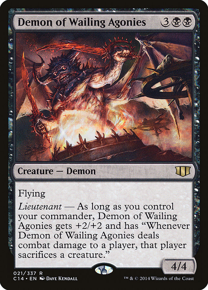 Demon of Wailing Agonies / Demon of Wailing Agonies - Magic: The Gathering - MoxLand