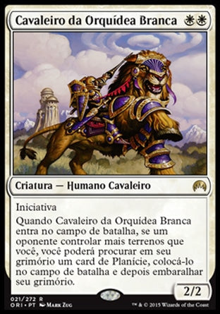 Cavaleiro da Orquídea Branca / Knight of the White Orchid - Magic: The Gathering - MoxLand