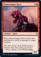 Kavu de Língua Flamejante / Flametongue Kavu - Magic: The Gathering - MoxLand