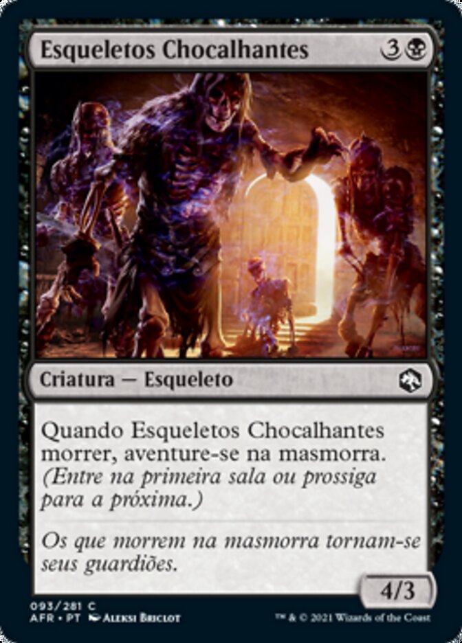 Esqueletos Chocalhantes / Clattering Skeletons - Magic: The Gathering - MoxLand