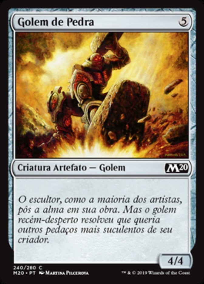 Golem de Pedra / Stone Golem - Magic: The Gathering - MoxLand