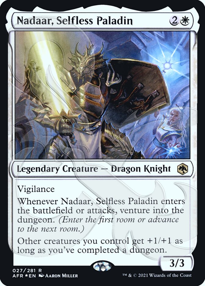 Nadaar, Paladino Altruísta / Nadaar, Selfless Paladin - Magic: The Gathering - MoxLand