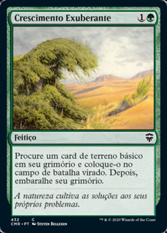 Crescimento Exuberante / Rampant Growth - Magic: The Gathering - MoxLand