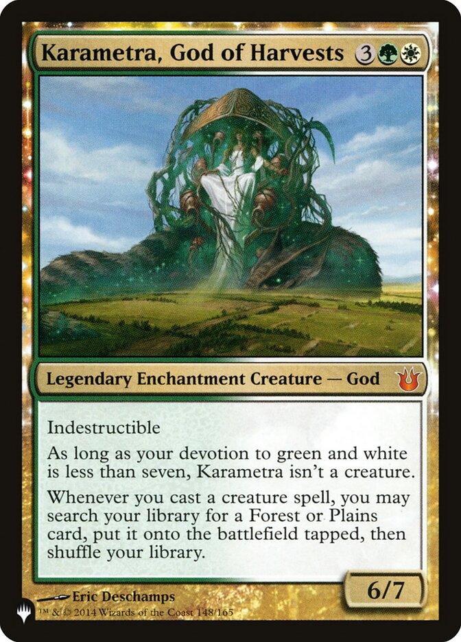 Carametra, Deusa da Colheita / Karametra, God of Harvests - Magic: The Gathering - MoxLand