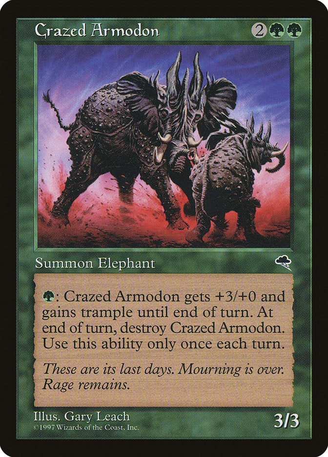 Armodonte Enlouquecido / Crazed Armodon - Magic: The Gathering - MoxLand