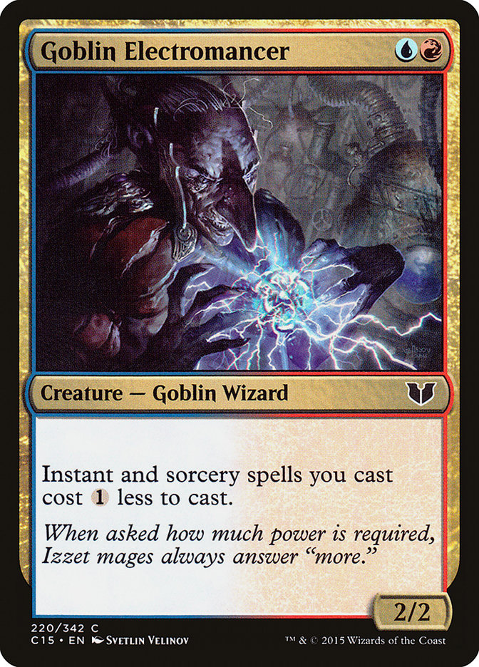 Eletromante Goblin / Goblin Electromancer - Magic: The Gathering - MoxLand