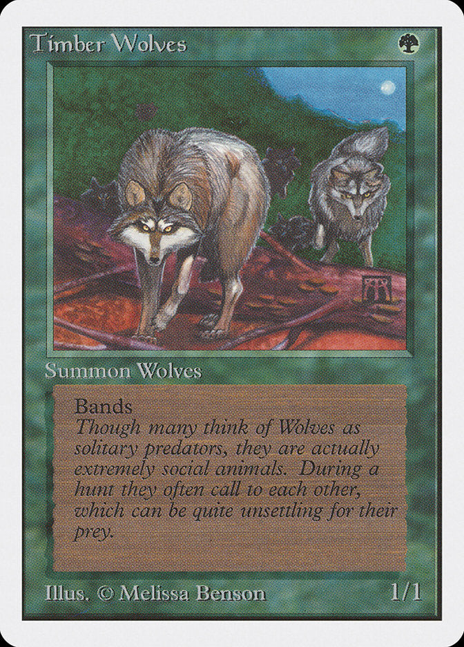 Lobos da Floresta / Timber Wolves - Magic: The Gathering - MoxLand