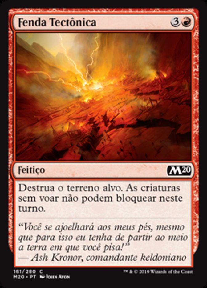 Fenda Tectônica / Tectonic Rift - Magic: The Gathering - MoxLand