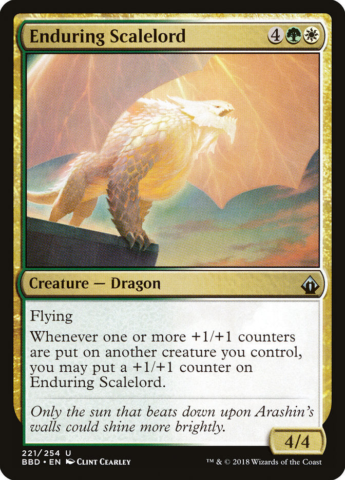 Senhor Escamado Resistente / Enduring Scalelord - Magic: The Gathering - MoxLand