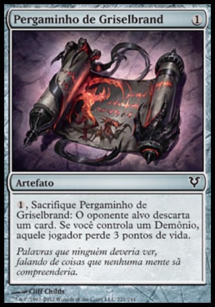 Pergaminho de Griselbrand / Scroll of Griselbrand - Magic: The Gathering - MoxLand