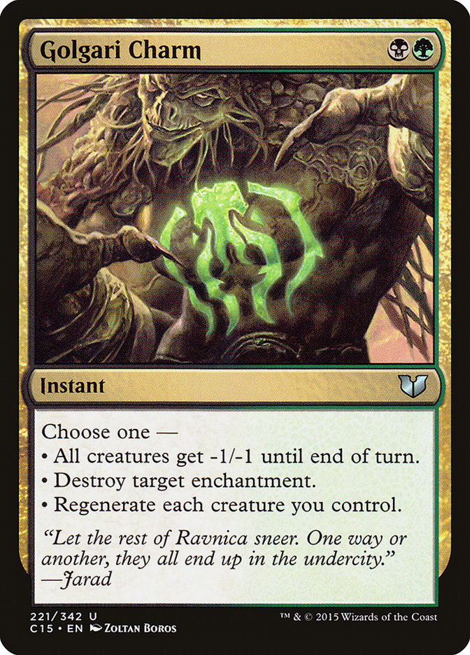 Amuleto Golgari / Golgari Charm - Magic: The Gathering - MoxLand